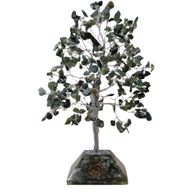 Arbre à Pierres Précieuses avec Base en Orgonite - 320 Pierres - Agate mousse