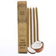Set de 4 Bâtonnets d'Encens de Palo Santo - Noix de Coco