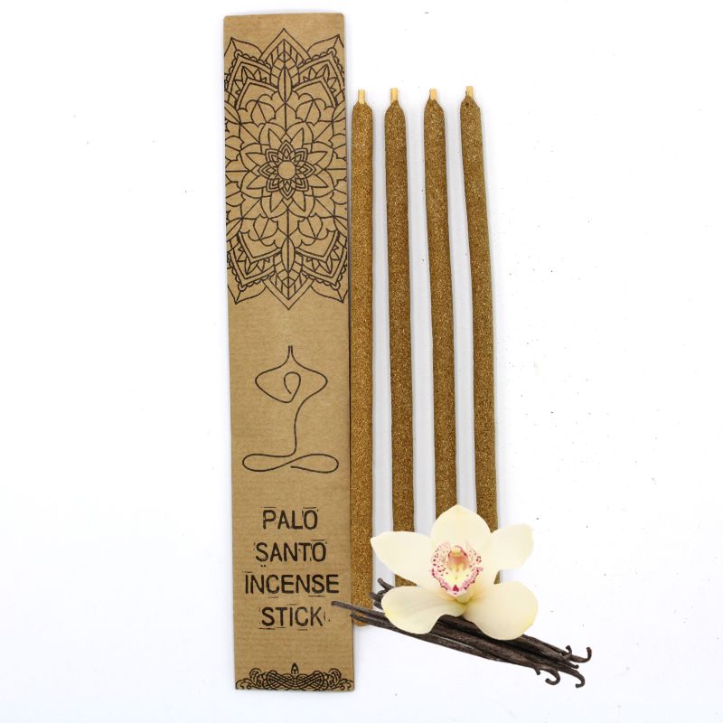 Set de 4 Bâtonnets d'Encens de Palo Santo - Vanille
