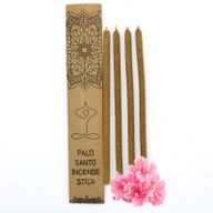 Set de 4 Bâtonnets d'Encens de Palo Santo - Fleurs Fraiches