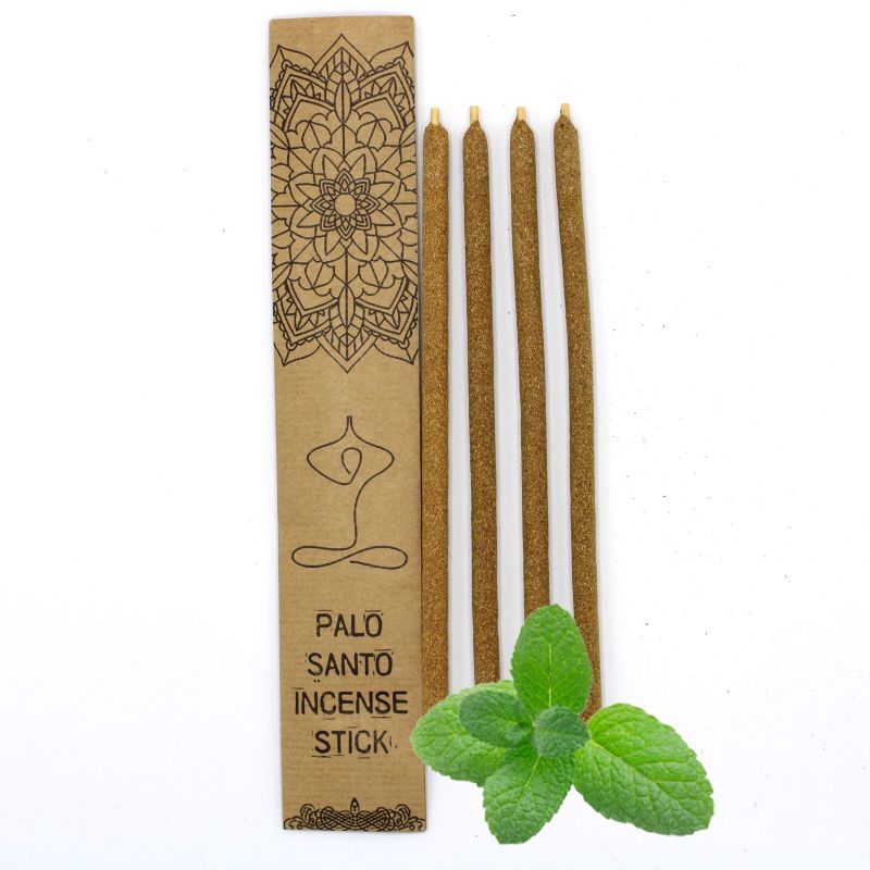 Set de 4 Bâtonnets d'Encens de Palo Santo - Menthe