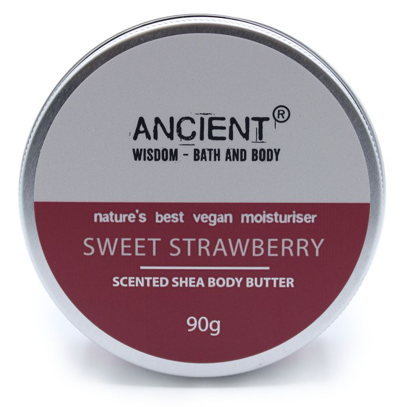 Beurre Corporel Parfumé au Karité 90g - Fraise Sucré