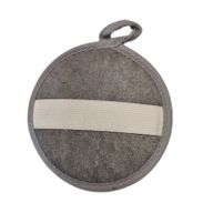 Coussinet de Bain de Bambou & Lin - Anthracite