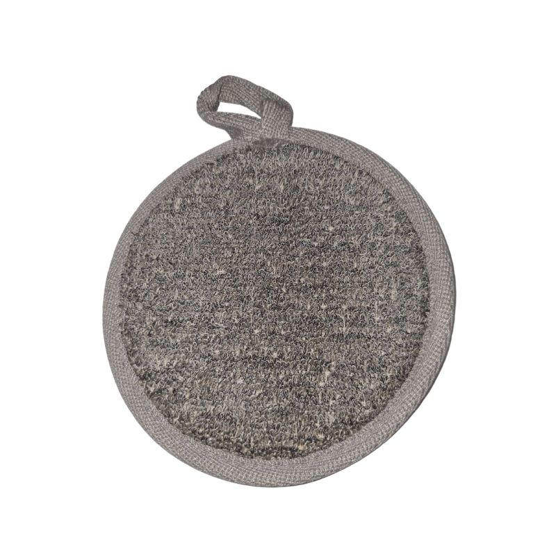 Coussinet de Bain de Bambou & Lin - Anthracite
