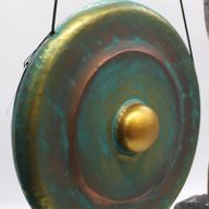 Gong de Méditation Moyen avec Support - 50cm - Vert