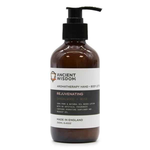 Lotion Mains & Corps au Bois de Santal et à la Rose 250 ml