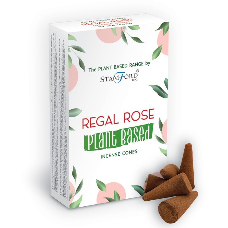 Cônes d'Encens à Base de Plantes - Rose Royale