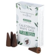 Cônes d'Encens Percés à Base de Plantes - Sauge Blanche de Californie