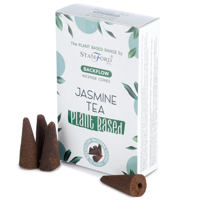 Cônes d'Encens Percés à Base de Plantes - Thé au Jasmin