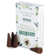 Cônes d'Encens Percés à Base de Plantes - Citronelle