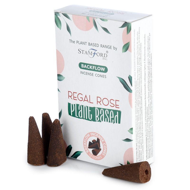 Cônes d'Encens Percés à Base de Plantes - Rose Royale