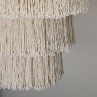 Lustre Doux en Macramé - Naturel