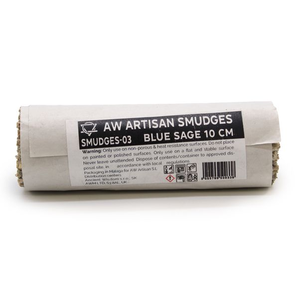 Batonnets de Sauge avec Emballage Kraft - Sauge Bleue 10 cm