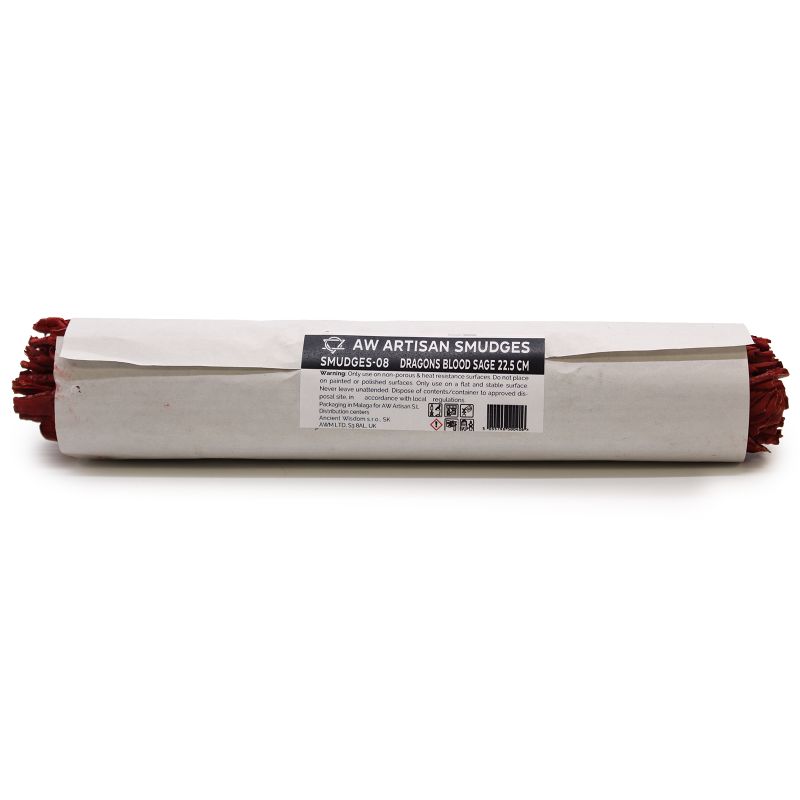 Batonnets de Sauge avec Emballage Kraft - Sauge Sang du Dragon 22.5 cm