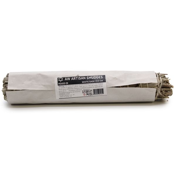 Batonnets de Sauge avec Emballage Kraft - Sauge Blanche 22.5 cm