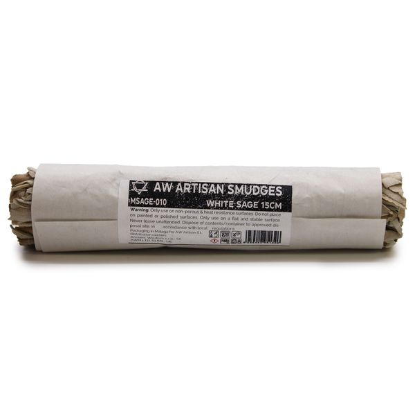 Batonnets de Sauge avec Emballage Kraft - Sauge Blanche 15cm