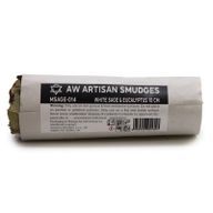 Batonnets de Sauge avec Emballage Kraft - Sauge Blanche & Eucalyptus 10 cm