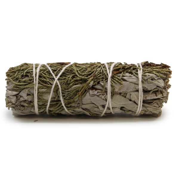 Batonnets de Sauge avec Emballage Kraft - Sauge Blanche & Genévrier 10cm