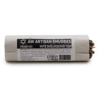 Batonnets de Sauge avec Emballage Kraft - Sauge Blanche & Romarin 10cm