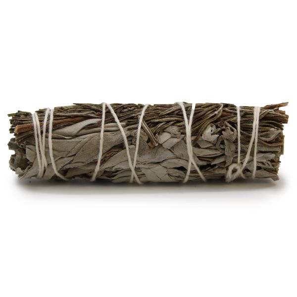 Batonnets de Sauge avec Emballage Kraft - Sauge Blanche & Romarin 10cm