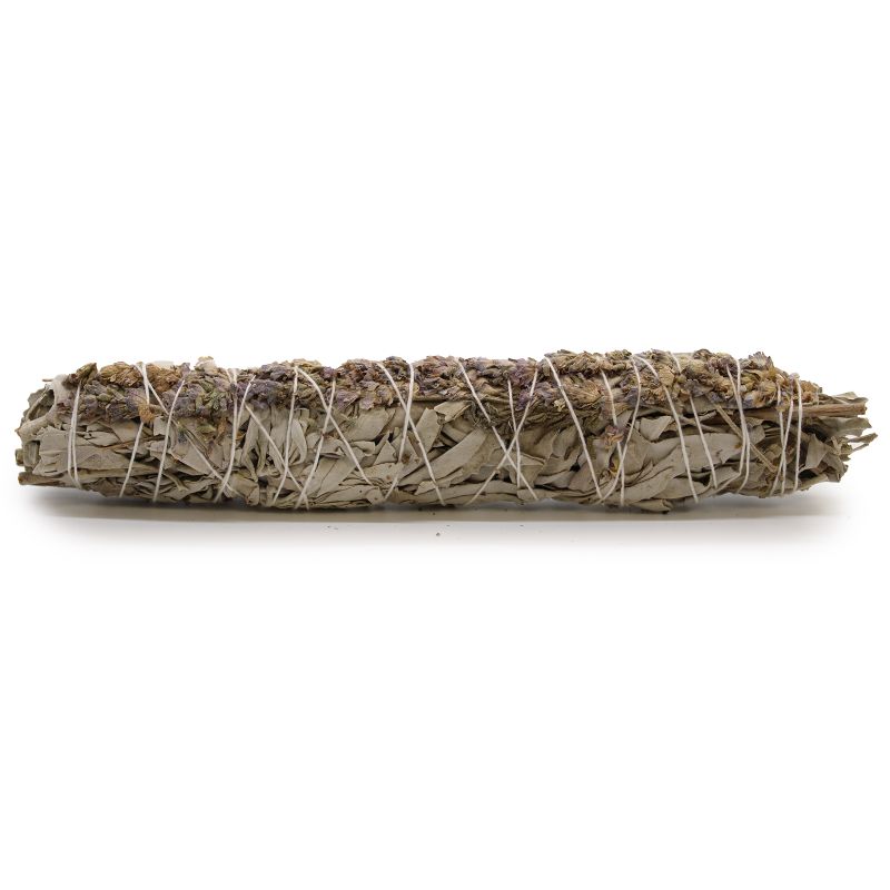 Batonnets de Sauge avec Emballage Kraft - Sauge Blanche & Lavande 22.5cm