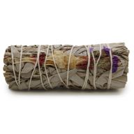 Batonnets de Sauge avec Emballage Kraft - Sauge de Bonne Vibration 10 cm