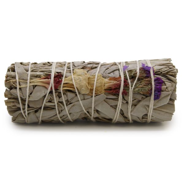 Batonnets de Sauge avec Emballage Kraft - Sauge de Bonne Vibration 10 cm