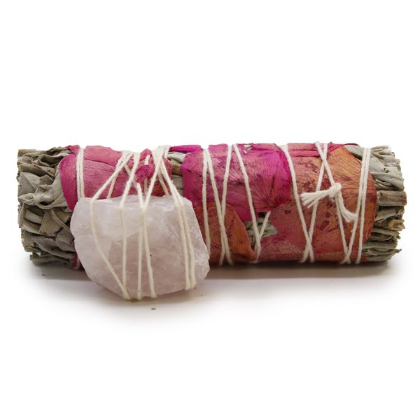 Batonnets de Sauge avec Emballage Kraft - Sauge Esprit d'Amour 10cm