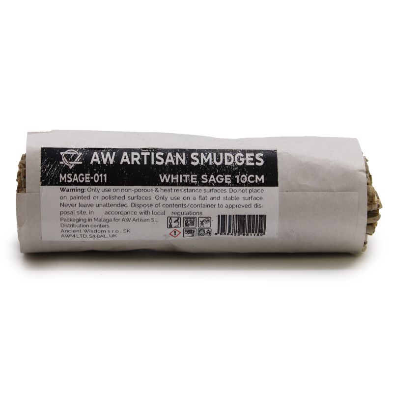 Batonnets de Sauge avec Emballage Kraft - Sauge Blanche 10cm