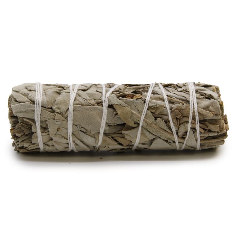 Batonnets de Sauge avec Emballage Kraft - Sauge Blanche 10cm