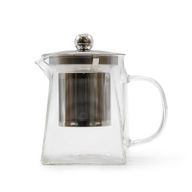 Théière en verre avec infuseur - Forme Tour - 350 ml