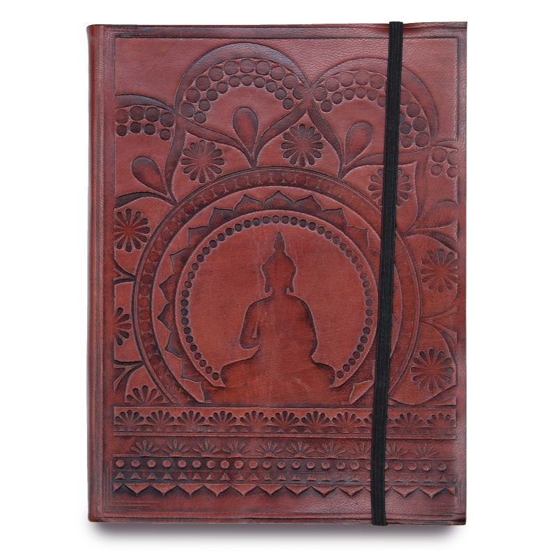 Carnet Moyen avec Élastique - Mandala Tibétain