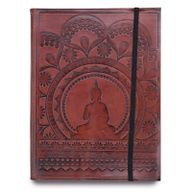 Carnet Moyen avec Élastique - Mandala Tibétain