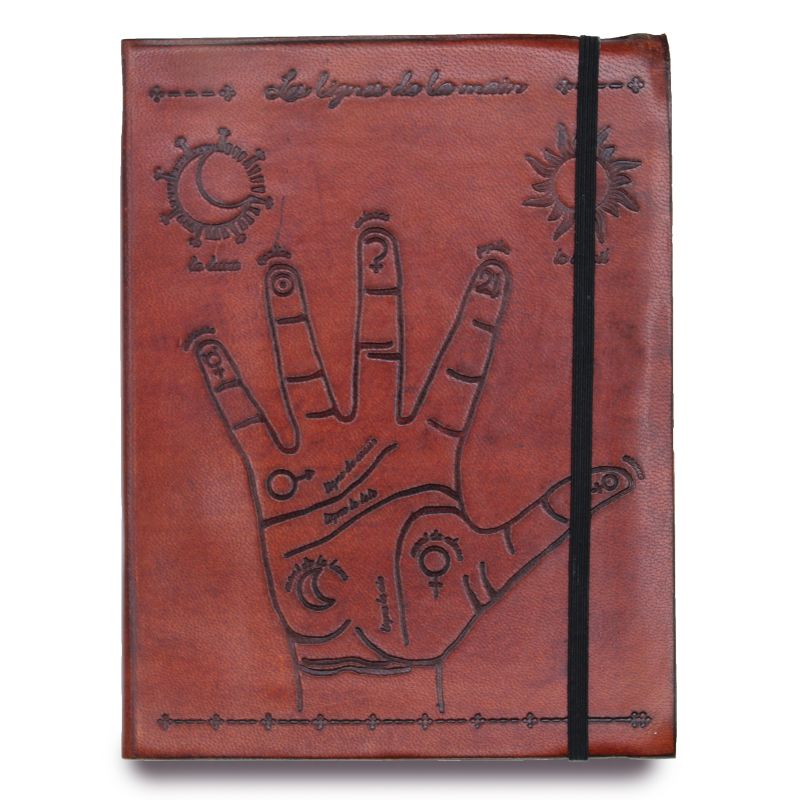 Carnet Moyen avec Élastique - Chiromancie