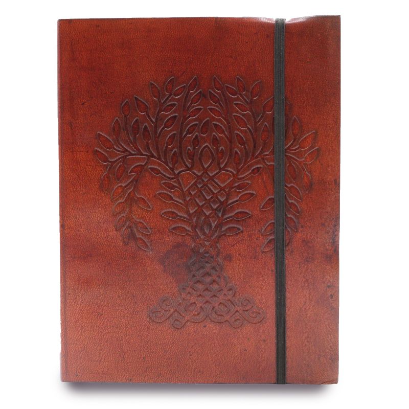 Carnet Moyen avec Élastique - Arbre de Vie