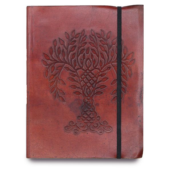 Carnet Moyen avec Élastique - Arbre de Vie