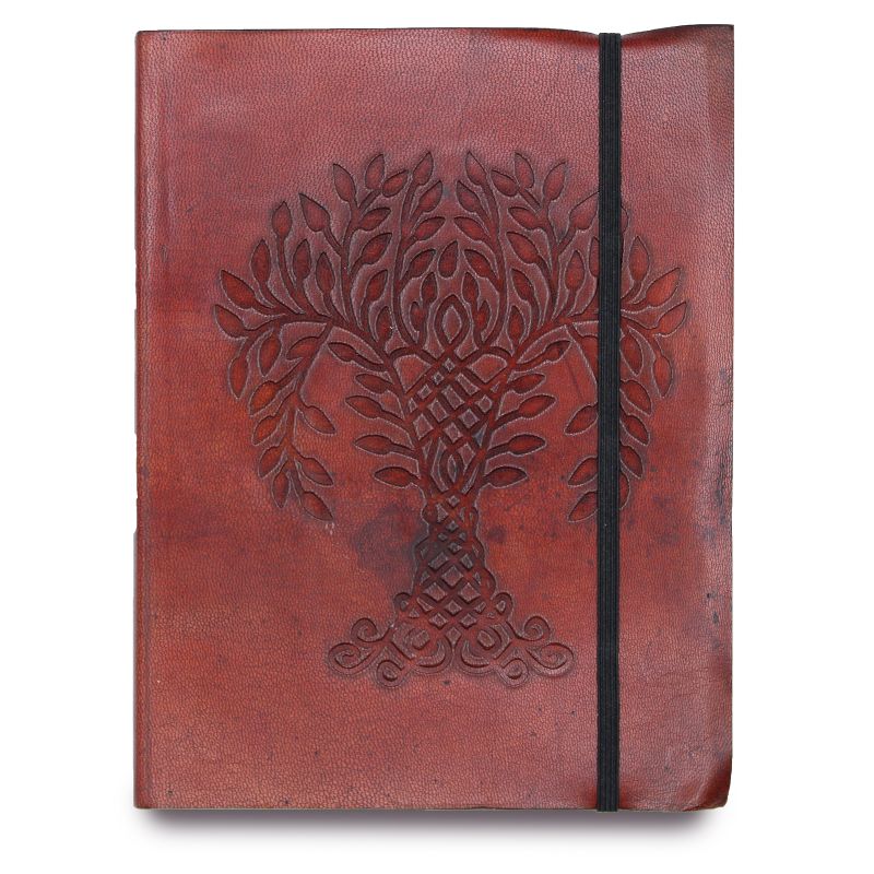 Carnet Moyen avec Élastique - Arbre de Vie