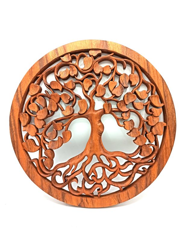 Panel en Bois - Arbre de Vie Amour - 40cm