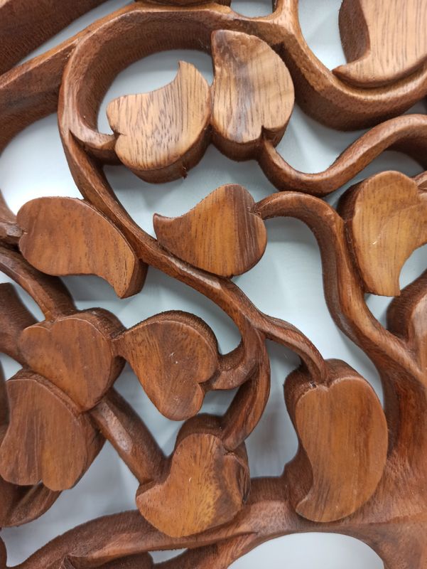 Panel en Bois - Arbre de Vie Amour - 40cm
