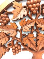 Panel en Bois - Arbre de Vie Raisin - 40cm