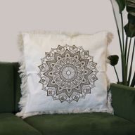 Housse de Coussin Lotus - 60x60cm - Bronze
