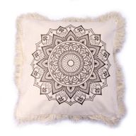 Housse de Coussin Lotus - 60x60cm - Bronze