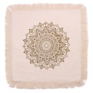Housse de Coussin Lotus - 60x60cm - Bronze
