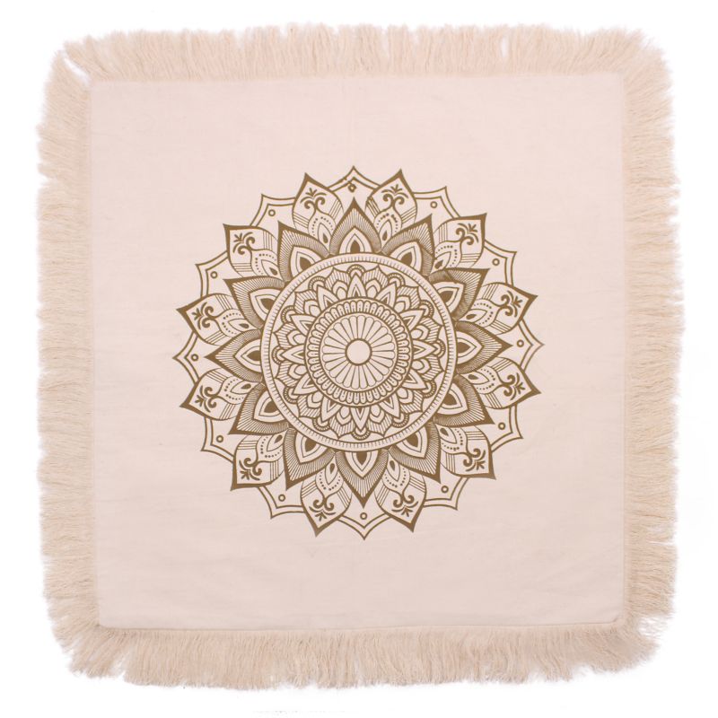 Housse de Coussin Lotus - 60x60cm - Bronze