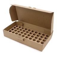 Coffret Marron avec Plateau pour 50 Flacons d'Huile Essentielle de 10 ml