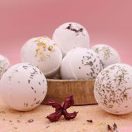 Peau Revitalisée - Bombe de Bain au Sel d'Himalaya