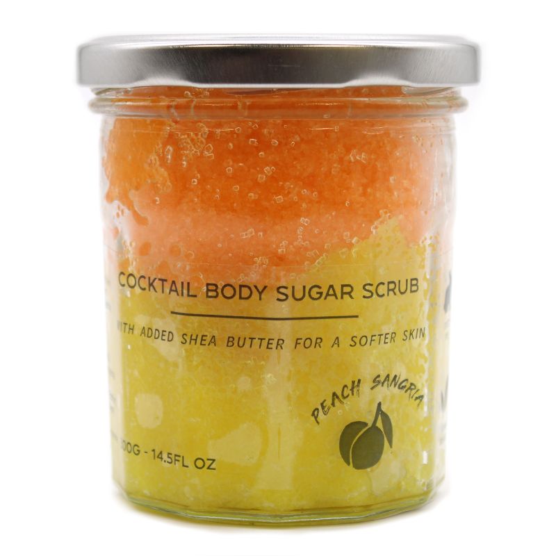 Gommage Corporel Parfumé au Sucre - Pêche Sangria 300g
