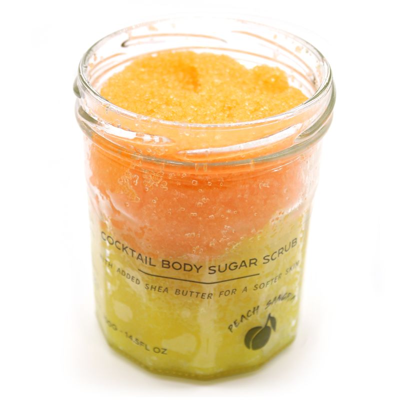 Gommage Corporel Parfumé au Sucre - Pêche Sangria 300g
