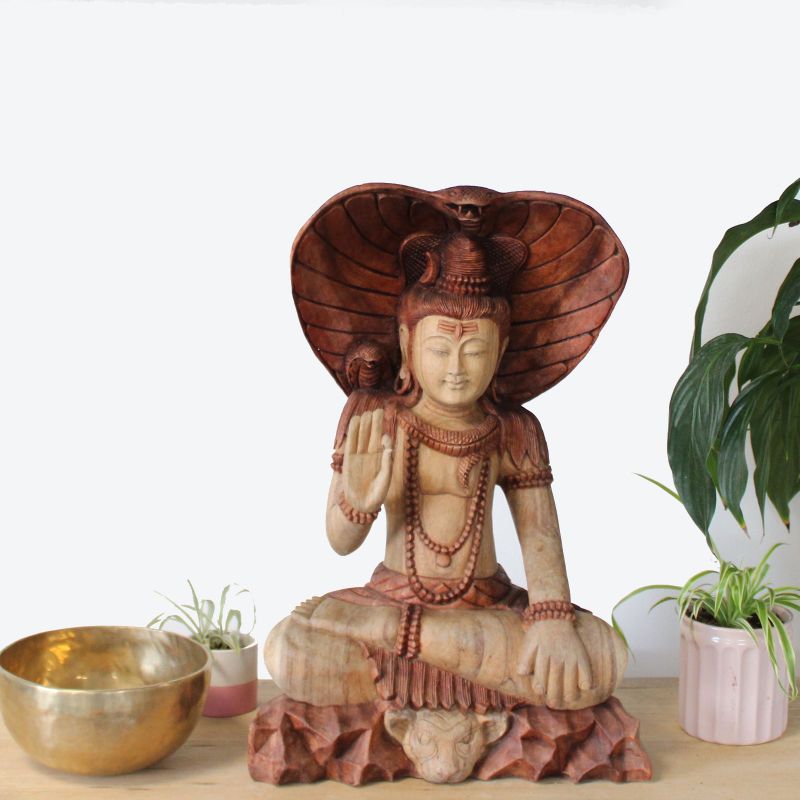 Shiva avec Cobra - 50cm