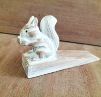Cale-Porte Sculpté à la Main - Écureuil